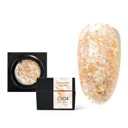 CANNI Mineral Gel Full Cover Super Texture Shell Sequins Drawing Soak Off UV LED Gel 5 ml - CK04-image-91