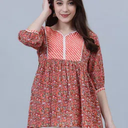 SHOOLIN Floral Printed Top-image-18