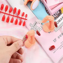 FEELHIGH 20pcs Practice Fake Fingers Nail Art-58
