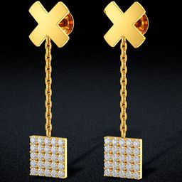 Joyalukkas 22KT Gold Gemstones Earrings-2.3gm-image-49