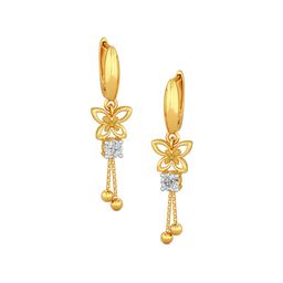 Joyalukkas 22Kt Gold Gem Stone Studded Earrings 4.02 gm-image-90