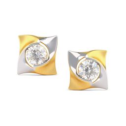 Joyalukkas Girls 22KT Gold Gemstone Studded Earrings- 2.38 gm-image-30