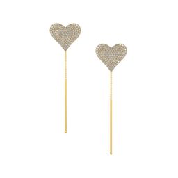 Joyalukkas Girls 22KT Gold Gemstone Studded Threader Earrings- 3.3 gm-image-9