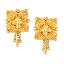 Joyalukkas 22KT Gold Floral Cluster Earring-image-78