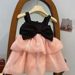 TrendyKid Colourblocked Bow Detailed A-Line Mini Dress-picture-42