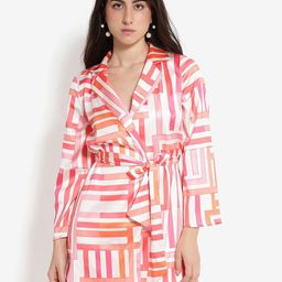 RAREISM Abstract Printed Shirt Mini Dress-picture-8