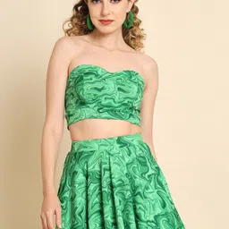 TANDUL Tie and Dye Strapless Top & Skirts Co-Ords-picture-28