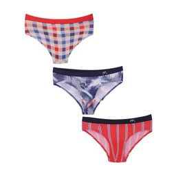 Zoom Minimondo Kids Pack of 3 Basic Briefs 7008-(1)-32-RED-34