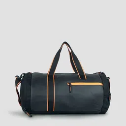 HRX by Hrithik Roshan Black Brand Logo Print Duffel Bag-picture-46