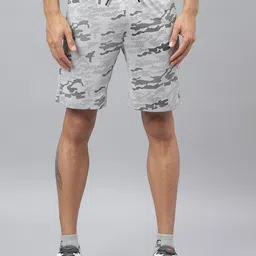 Alcis Men Anti-Static Graphic Print Slim-Fit Training Shorts-image-65