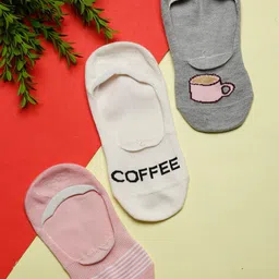 MUTAQINOTI Men Pack Of 3 Assorted Shoe Liners-image-36