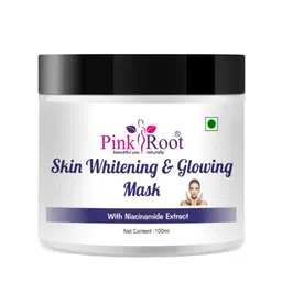 Pink Root Skin Whitening & Glowing Mask With Niacinamide & Orange Extract - 100ml-16