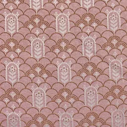 Ariana Pink & Brown Geometric Door Curtain-image-95