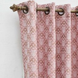 Ariana Pink & White Floral Long Door Curtain-picture-23