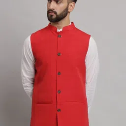 Latest Chikan Garments Mandarin Collar Nehru Jacket-53