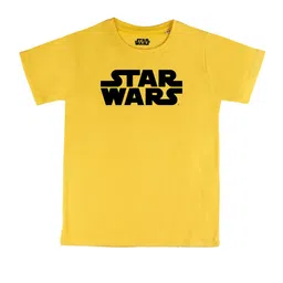 Star Wars by Wear Your Mind Boys Yellow Star Wars Printed T-shirt-picture-8