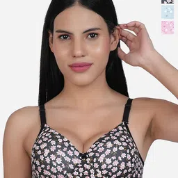 SHYAM SONS FLAIR Women Pack of 3 Full Coverage Lightly Padded Bras-picture-53
