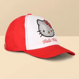 Kids Ville Girls Hello Kitty Printed Baseball Cap-image-54