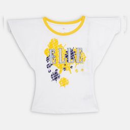 ELLE Girls Off-White Printed Top-picture-17