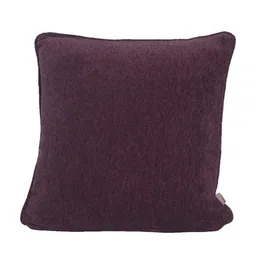 MASPAR Purple Solid Pure Cotton Square Cushion Cover-26