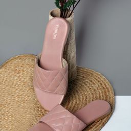 Vishudh Textured Open Toe Flats-18