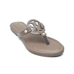 Dapper Feet-Fancy Nancy Embellished T -Shape Flats-image-97
