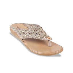 Mochi Embellished Open Toe Flats-1