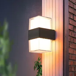 Mufasa Black 10 Watts Up-Down LED Outdoor Lamp-image-46
