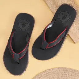 Duke Men Grey & Red Synthetic Thong Flip-Flops-26