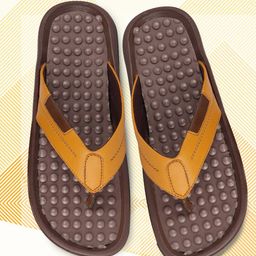 FAUSTO Men Tan Thong Flip-Flops-image-31