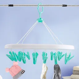 Baby Moo Turquoise Blue Premium Oval Clip Hanger-image-27
