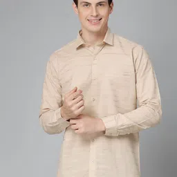 JADEBERRY Men Standard Horizontal Striped Cotton Casual Shirt-picture-11