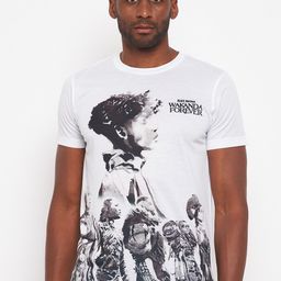 Marvel by Wear Your Mind Black Panther Printed T-shirt-image-45