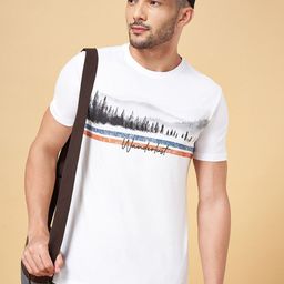 Urban Ranger by pantaloons Graphic Printed Cotton Slim Fit T-Shirt-picture-42