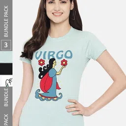 Fabflee Pack Of 3 Donald Duck Printed Cotton T-shirt-image-78