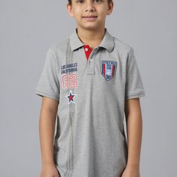 Beverly Hills Polo Club Boys Typography Printed Pure Cotton T-shirt-13