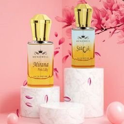 Menjewell Set of 2 Eau de Parfums - Men Sea Oak Aqua Fresh & Women Mirana Pink Lilly-22