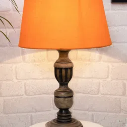 Homesake Orange Table Lamp with Shade-picture-25