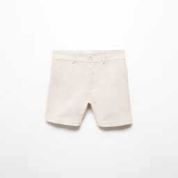 Mango Kids Boys Linen Shorts-image-47