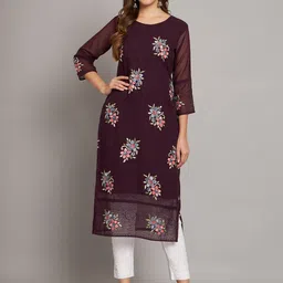 VAIRAGEE Ethnic Motifs Printed Straight Kurta-picture-56