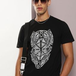 Kook N Keech Marvel Black Panther Printed Pure Cotton T-shirt-image-55