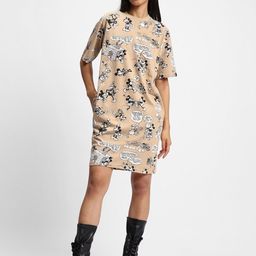 Bewakoof x OFFICIAL DISNEY MERCHANDISE Women All Over Printed Oversized Dress-image-39