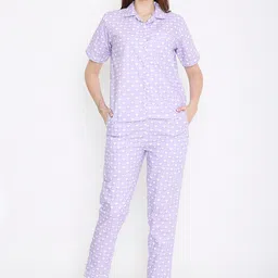 Arendelle Conversational Printed Pure Cotton Night suit-picture-25