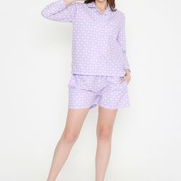 Arendelle Conversational Printed Pure Cotton Night suit-picture-47