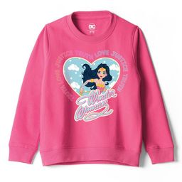 Wear Your Mind Girls Wonder Women Printed Long Sleeves Pure Cotton Sweatshirt-image-87