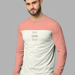 BULLMER Typography Printed Colourblocked Round Neck Cotton Sweatshirt-image-15