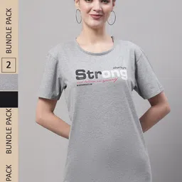 VIMAL JONNEY Pack Of 2 Printed Cotton T-shirt-image-83