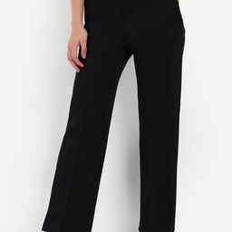 Next One Women Relaxed Straight Leg Straight Fit High-Rise Easy Parallel Trousers-picture-19