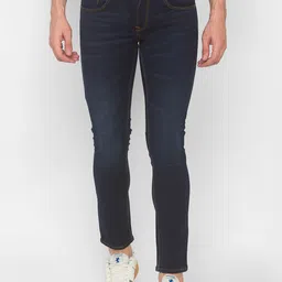 SPYKAR Men Blue Skinny Fit Low-Rise Pure Cotton Jeans-picture-46