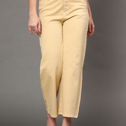 BAESD Women Jean Relaxed Fit High-Rise Cotton Coloure Jeans-image-11
